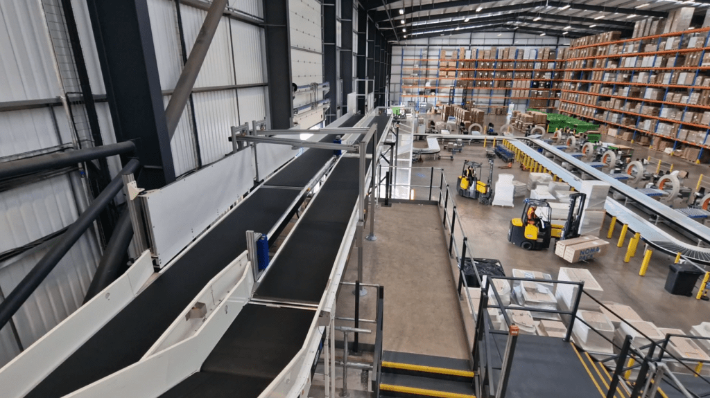 Conveyor belt warehouse hotsell